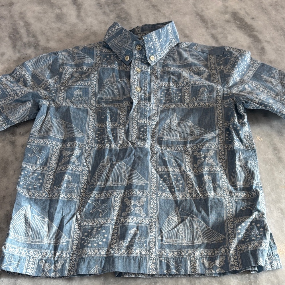 Reyn Spooner Nautical Print Top